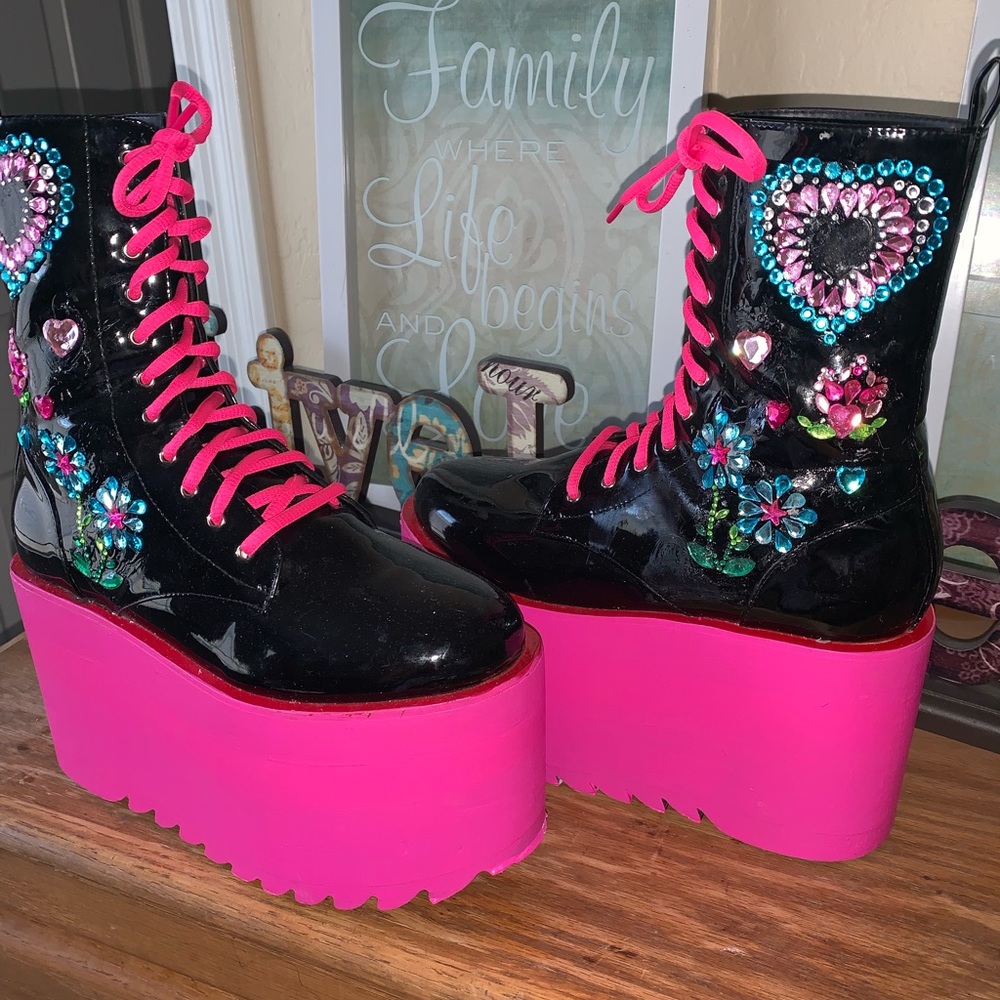 Dolls Kill current mood one of a kind boots